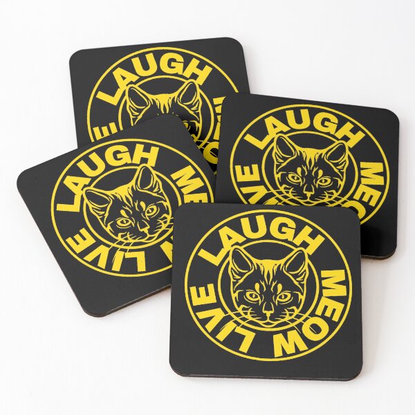 Item preview, Live Laugh Meow designed and sold by Catspeople.
