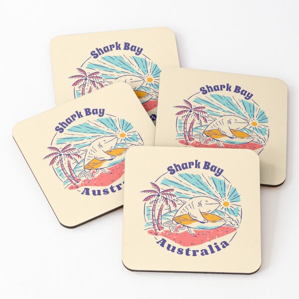 Item preview, Shark bay, Western Australia ( Shark surfing) designed and sold by Paperfly Studio.