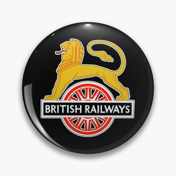 Item preview, BRITISH RAILWAYS. BR. SIGN. First logo. British Railways. Cycling Lion. Classic . designed and sold by benjamincle.