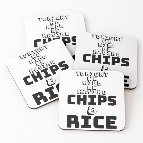 Item preview, Tonight We Will Be Having Chips And Rice Modern designed and sold by 133DandC.