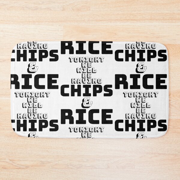 Item preview, Tonight We Will Be Having Chips And Rice Modern designed and sold by 133DandC.