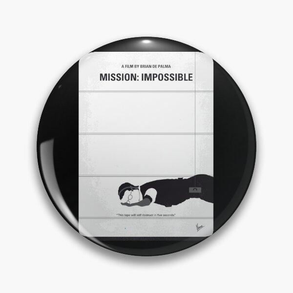 Item preview, No583- Mission Impossible minimal movie poster Poster designed and sold by sanbrandgre.