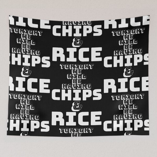 Item preview, Tonight We Will Be Having Chips And Rice Modern designed and sold by 133DandC.