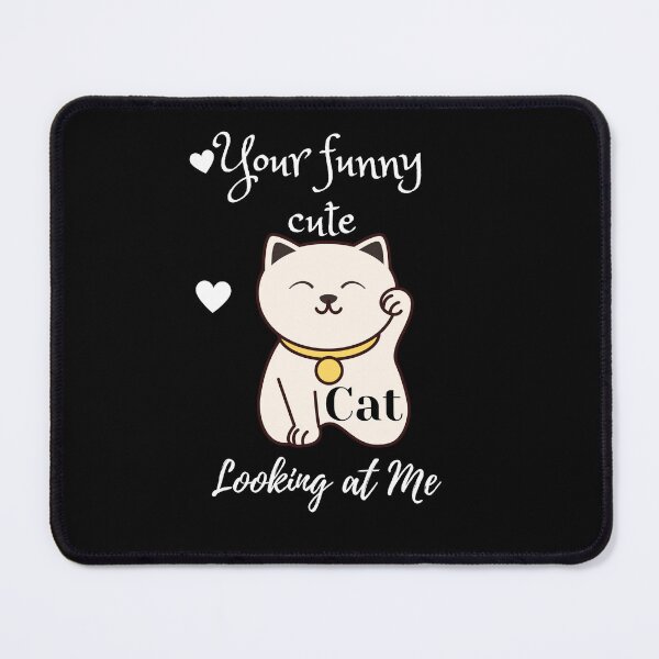 Item preview, Your funny cute cat is looking at me  designed and sold by Havilaharts.
