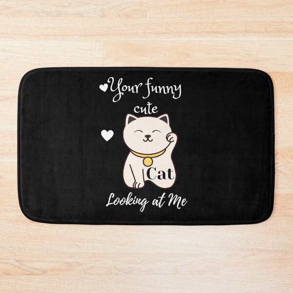 Item preview, Your funny cute cat is looking at me  designed and sold by Havilaharts.