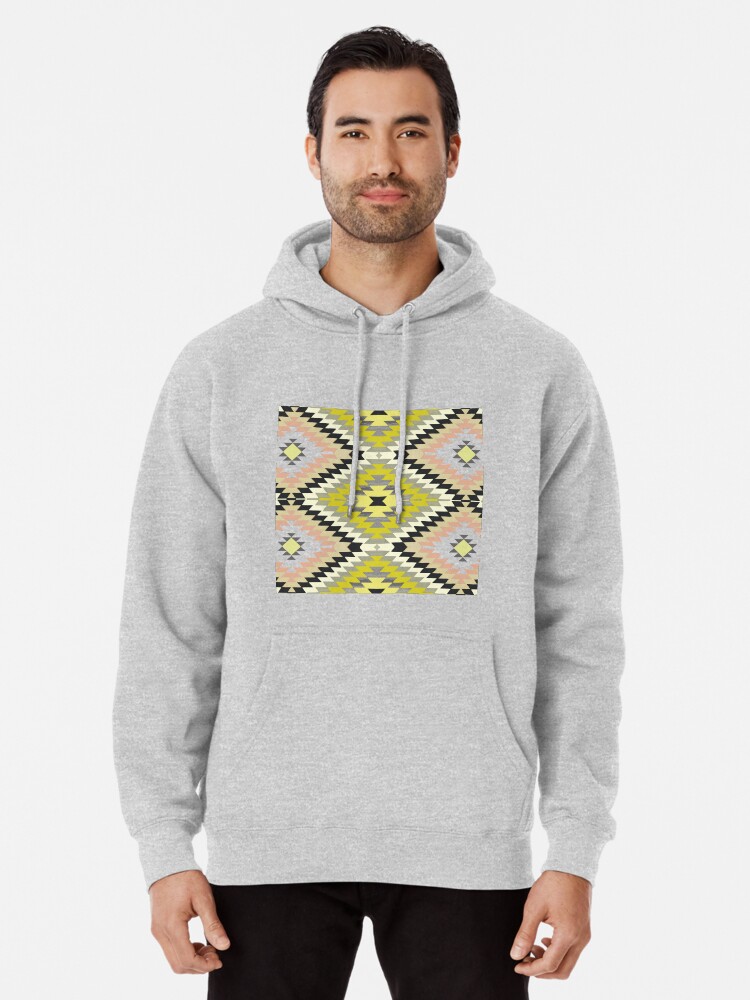 navajo print hoodie