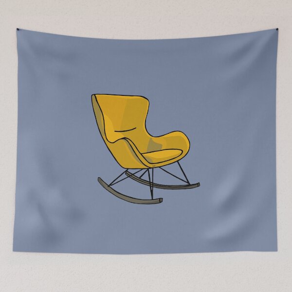Item preview, Rocking chair (yellow) designed and sold by MentaLee.