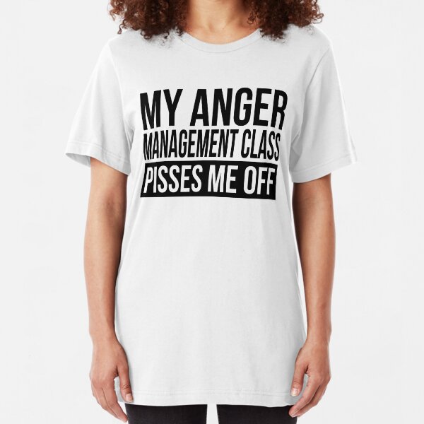 Joke Unisex Hoodie My Anger Management Class Pisses Me Off Novelty Slogan