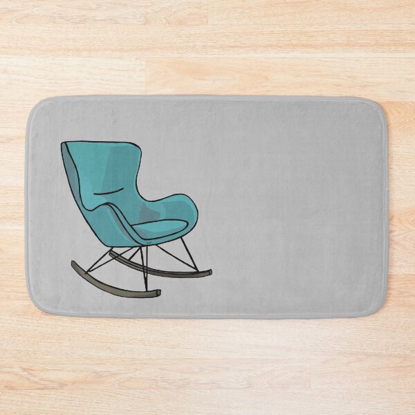 Item preview, Rocking chair (turquoise) designed and sold by MentaLee.