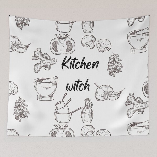 Item preview, Kitchen Witch Pattern designed and sold by alybugg.