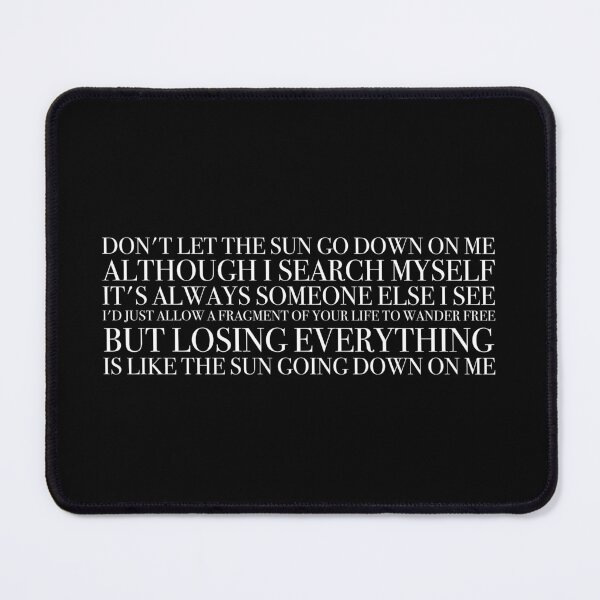 Item preview, Dont let the sun go down on me II (white) designed and sold by didijuca.