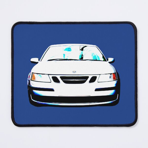 Item preview, Saab 9-3 1st generation classic car high contrast designed and sold by soitwouldseem.
