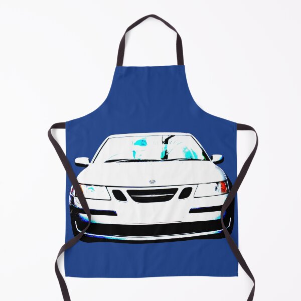 Item preview, Saab 9-3 1st generation classic car high contrast designed and sold by soitwouldseem.