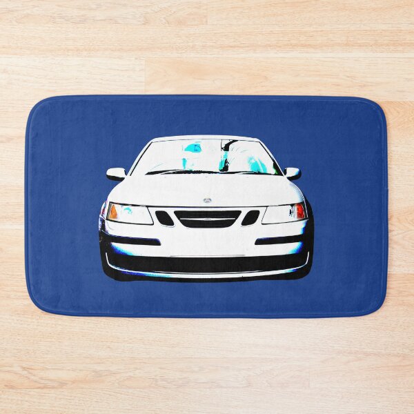 Item preview, Saab 9-3 1st generation classic car high contrast designed and sold by soitwouldseem.
