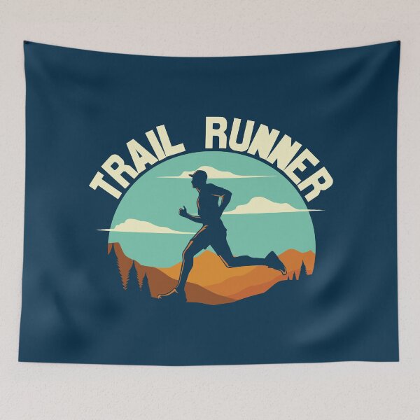 Item preview, Trail Runner | Retro Running designed and sold by KrisSidDesigns.