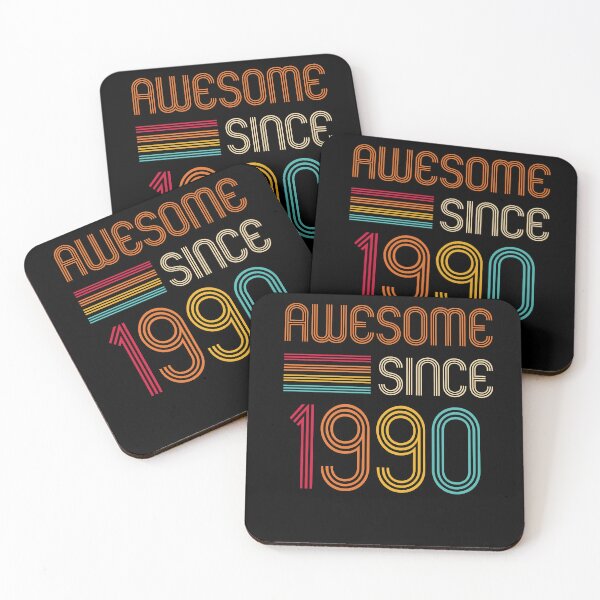 Item preview,  Awesome Since 1990 Retro T-Shirt, Birthday 1990,Birthday gift idea for Mom ,Dad & Siblings, Cool gift idea for your familly designed and sold by Tidasse ⭐⭐⭐⭐⭐.
