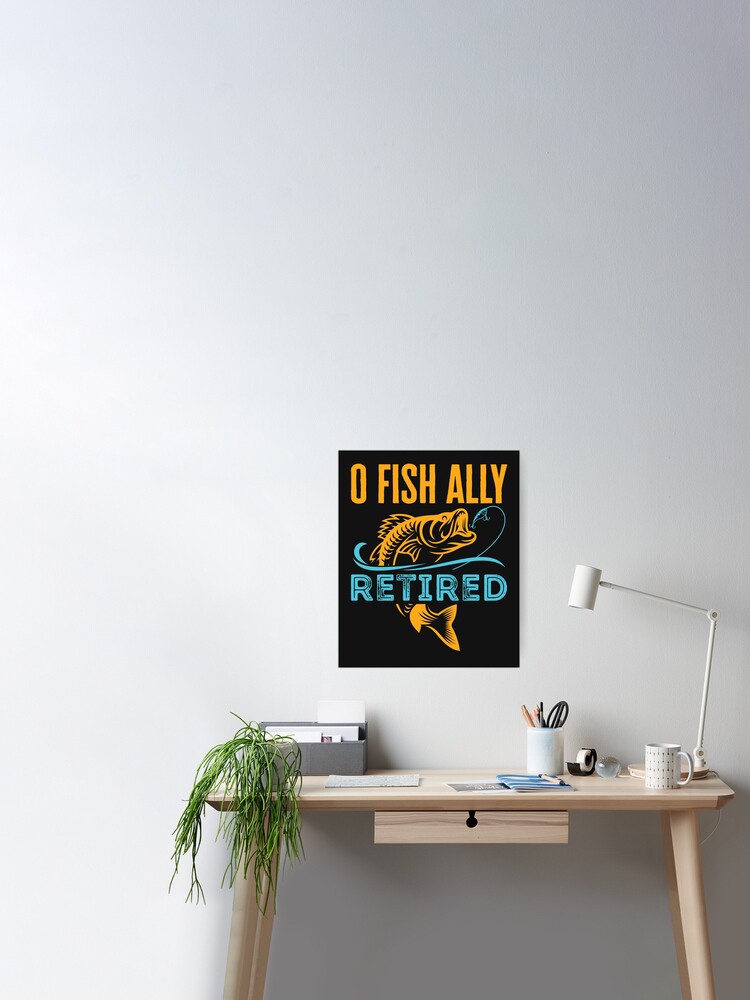 OFishally Retired Funny Fisherman Retirement Gift Fishing Coffee