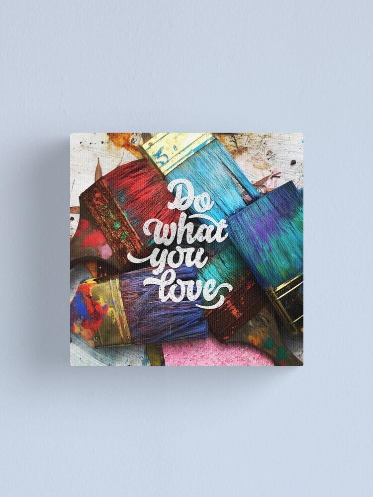 Alternate view of Do what you love Canvas Print