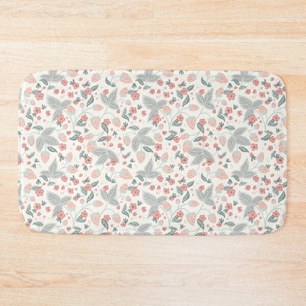 Item preview, Strawberry tangle - cream designed and sold by elle berry.