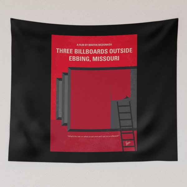Item preview, No900 My Three Billboards minimal movie poster Poster designed and sold by sanbrandgre.