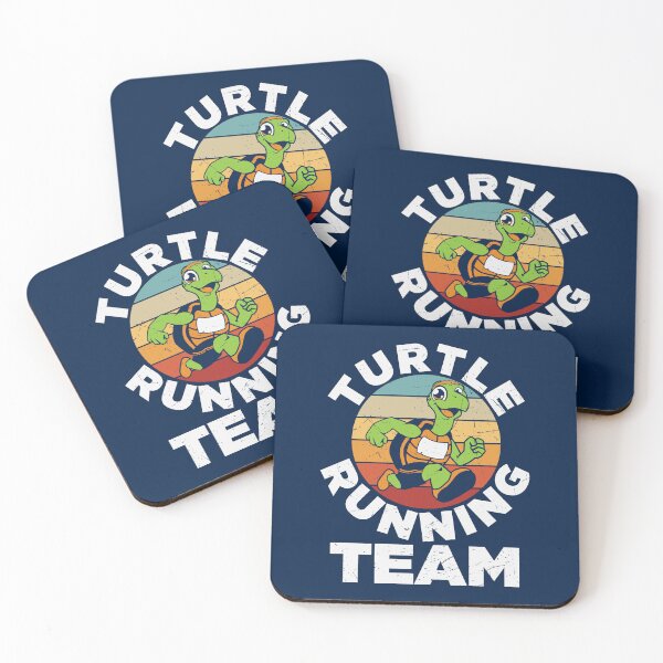 Item preview, Turtle Running Team | Funny Retro Running designed and sold by KrisSidDesigns.
