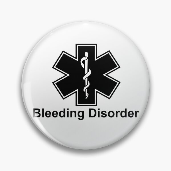 Item preview, Bleeding Disorder Medical Alert designed and sold by Noon-Stickers.
