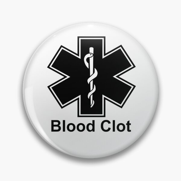 Item preview, Blood Clot Medical Alert designed and sold by Noon-Stickers.