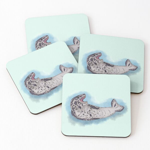 Item preview, Leopard Seal Cartoon designed and sold by EvieVictoria.
