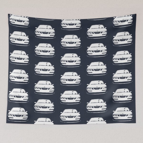 Item preview, Saab 9-3 1st generation classic car transparent/white monoblock designed and sold by soitwouldseem.