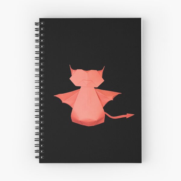 Item preview, origami devil cat designed and sold by Meo Design.