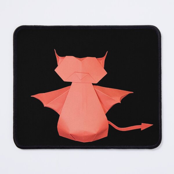 Item preview, origami devil cat designed and sold by Meo Design.