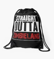 Straight Outta Zombieland Drawstring Bag