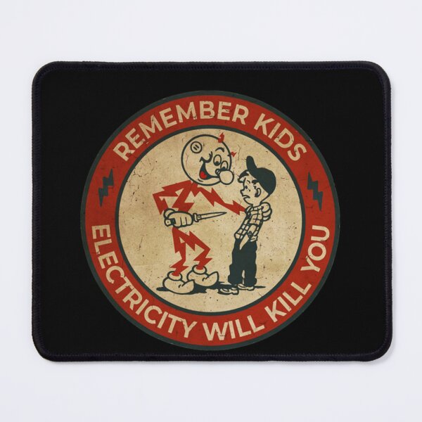 Item preview, Electricity Will Kill You Kids Vintage designed and sold by joseph7924.