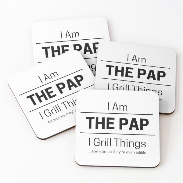 Item preview, Funny Grandad Grills Quote Saying, I Am The Pap, I Grill  Things, Black Text designed and sold by hjsmith.