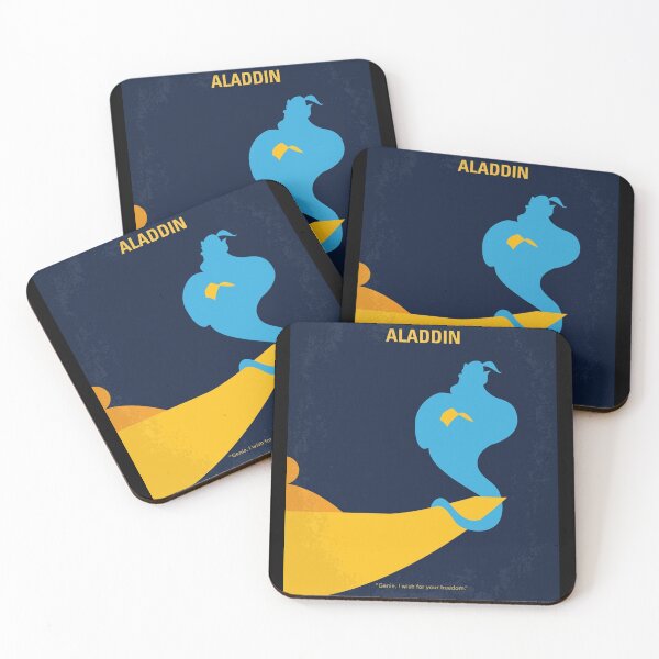 Item preview, No920 My Aladdin minimal movie poster Poster designed and sold by sanbrandgre.