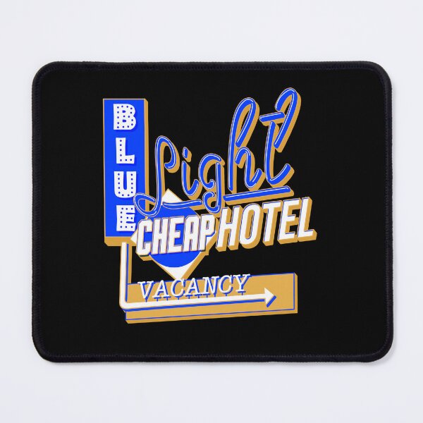 Item preview, Blue Light Cheap Hotel designed and sold by Sugar-Magnolia.