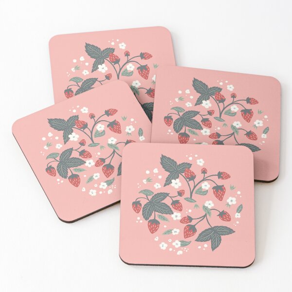 Item preview, Strawberry tangle - pink designed and sold by elle berry.