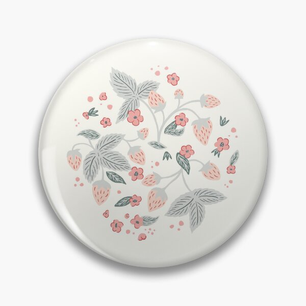 Item preview, Strawberry tangle - cream designed and sold by elle berry.