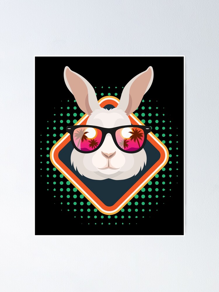 Bunny Rabbit Glasses Leopard Print Bow Funny Hipster Easter T-Shirt Bunny Rabbit Glasses Leopard Print Bow Funny Hipster Easter T-Shirt