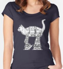 Star Wars - Cat-Cat Imperal Walker Women's Fitted Scoop T-Shirt