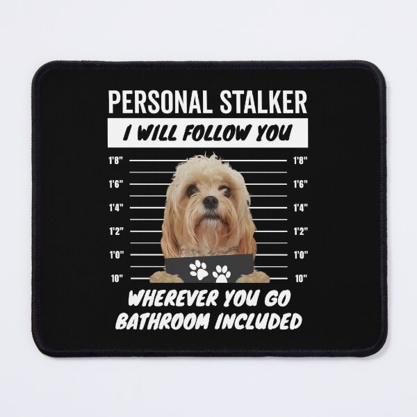 Item preview, Personal Stalker Dog – Apricot Cavachon designed and sold by More Cute Dogs.