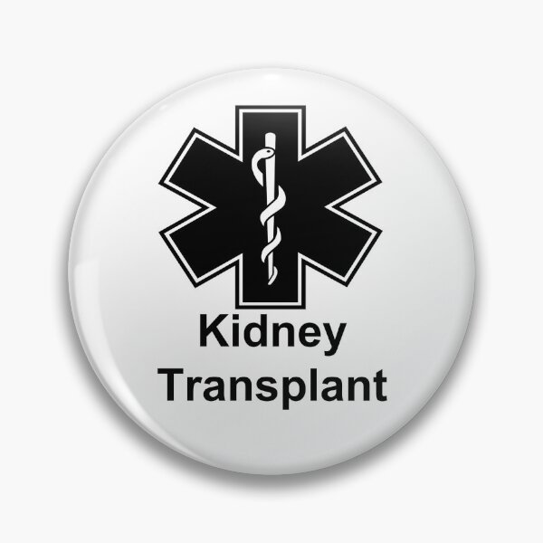 Item preview, Kidney Transplant Medical Alert designed and sold by Noon-Stickers.