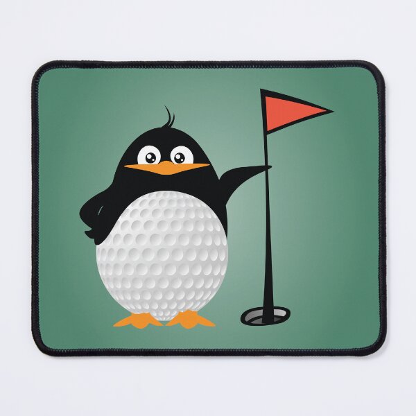 Item preview, Penguin golf time - Funny penguin playing golf lovers - Funny golf designed and sold by Crazy-Birdies.
