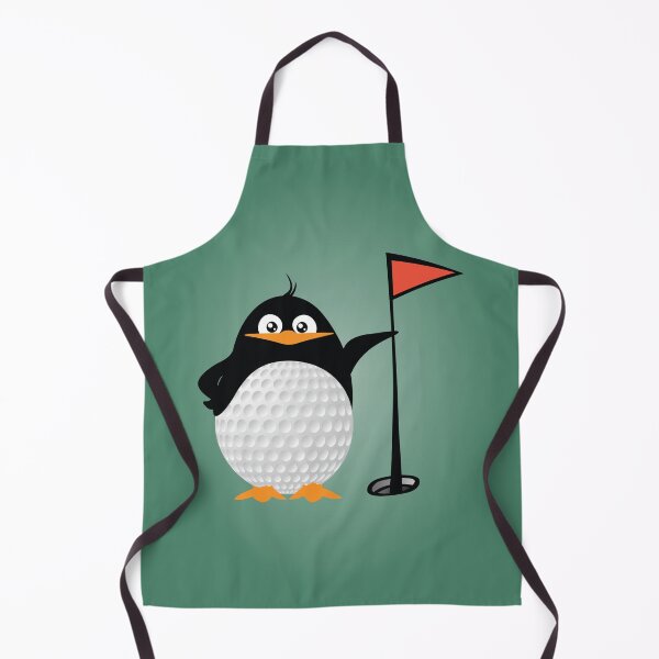Item preview, Penguin golf time - Funny penguin playing golf lovers - Funny golf designed and sold by Crazy-Birdies.