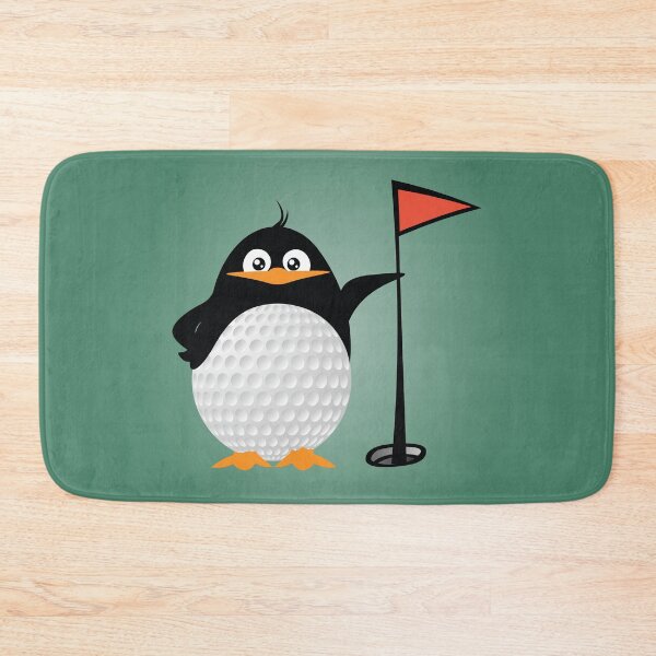Item preview, Penguin golf time - Funny penguin playing golf lovers - Funny golf designed and sold by Crazy-Birdies.