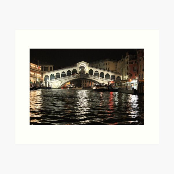 Rialto Bridge, Venice, Italy Art Print