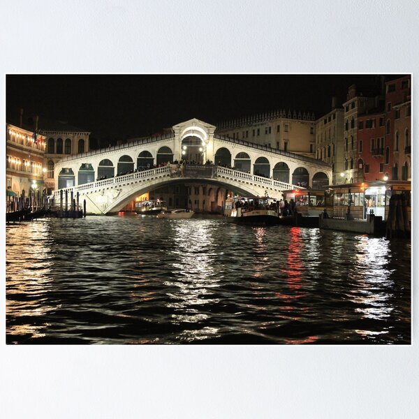 Rialto Bridge, Venice, Italy Poster