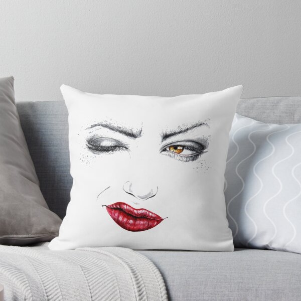 Item preview, Face, Winking face, graphic face, Lips. designed and sold by IslandGirlArt.