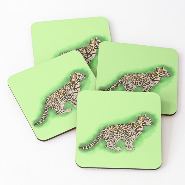 Item preview, Ocelot Cartoon designed and sold by EvieVictoria.