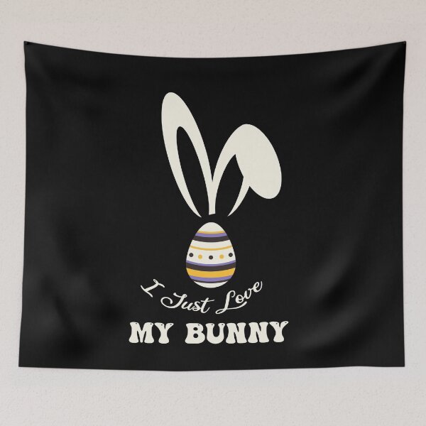 Item preview, Funny I Just Love My Bunny Cute Happy Easter Day Present,Great Love Design Easter Quote For Rabbit Lovers Unisex designed and sold by pedrored369.